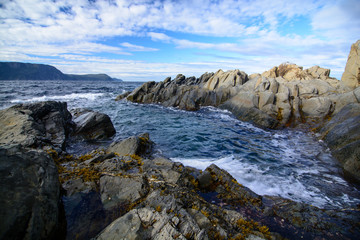 Rugged Coastline in Newfoundland, Canada