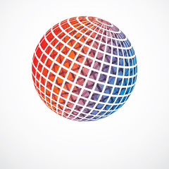 Colorful Digital Globe Design Vector
