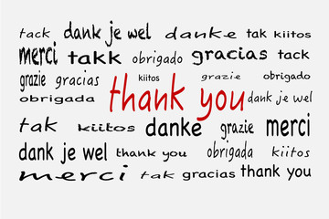 thank you tag cloud