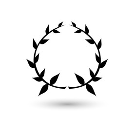 Laurel icon vector