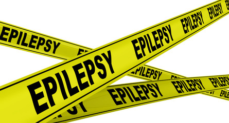 Эпилепсия (epilepsy). Желтая оградительная лента