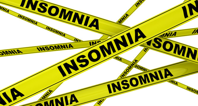Бессоница (insomnia). Желтая оградительная лента