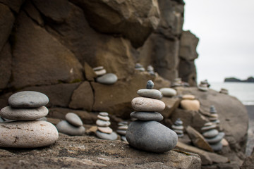 Pierres Cailloux Galets Zen Islande © Thierry Lubar