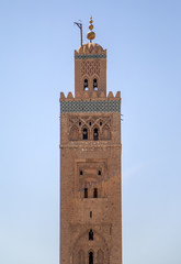 Koutubia mosque in Marakech