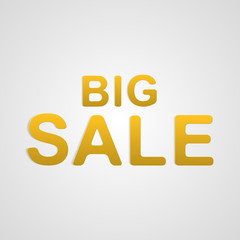 Vector big sale text.
