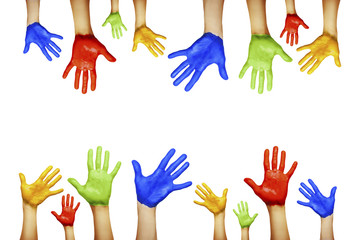 hands of different colors