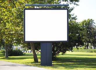 Empty billboard - obrazy, fototapety, plakaty