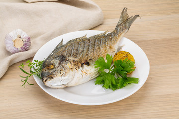 Grilled dorado