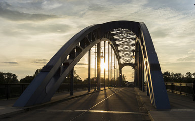 Obraz premium Sternbrücke Magdeburg