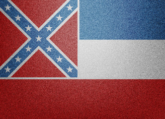 Mississippi flag - obrazy, fototapety, plakaty