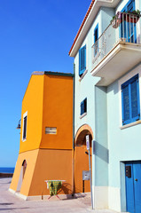 the old town of termoli, molise, italy