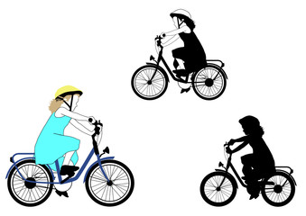 cycling - girl on a bike