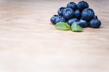 blueberry on wood