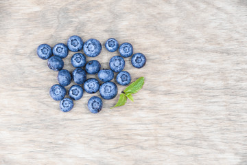blueberry on wood