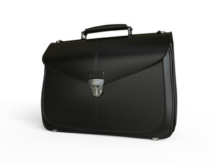 Black business briefcase