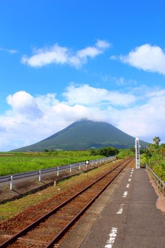 日本最南端の駅　西大山駅の風景