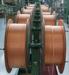 copper tubes for bending machine - obrazy, fototapety, plakaty