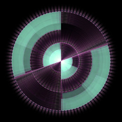 Abstract radial background