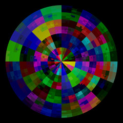 Fototapeta premium Abstract radial background