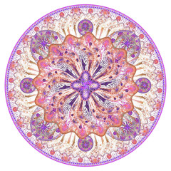 Stylized flower ornament.