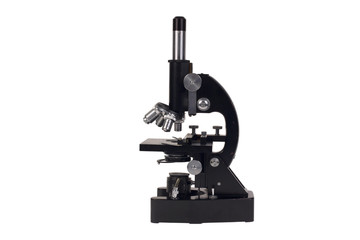 microscope isolated on white background