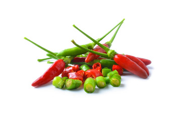 hot chili pepper on a white background