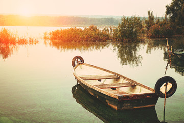 Boat on the lake