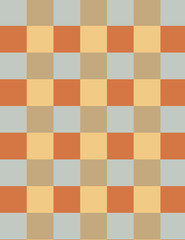 Seamless classic brown checkered  pattern
