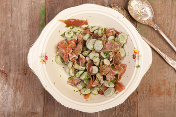 broad beans salads