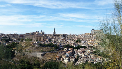 Fototapeta na wymiar medieval Spain - Toledo. city skyline