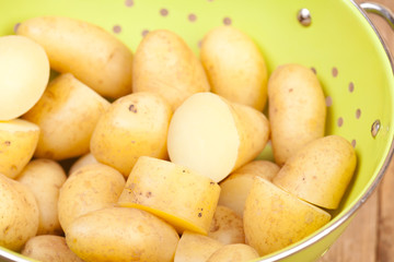 boiled new potatoes