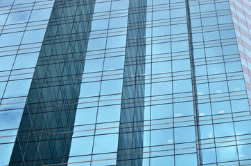 Fototapeta na wymiar Office Building Window Glasses