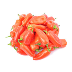 red paprika pepper isolated
