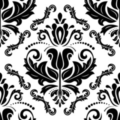 Obraz premium Damask Seamless Pattern. Orient Background