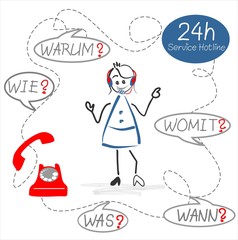 24 Stunden Service Hotline