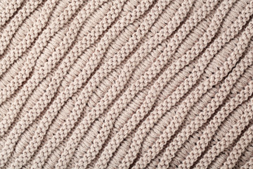 Knitting texture, close up