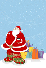 Fashionable Santa Claus B