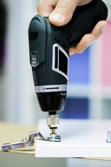 DIY, a man with screwdriver