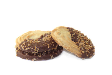 Schoko Butterkeks isoliert freigestellt