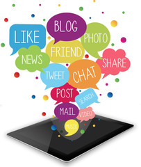 Tablet, App, Social Media