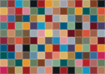 color vector patchwork design