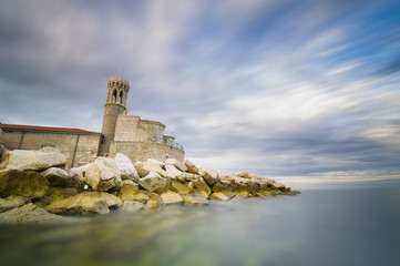 Miasto nad Adriatykiem widziane z wody.Piran,Słowenia © Mike Mareen