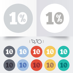 10 percent discount sign icon. Sale symbol.