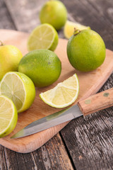 Fototapeta na wymiar green lemon