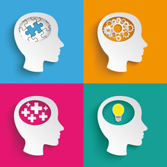 4 Heads Puzzle Plus Bulb Gear