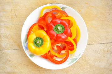 Sliced Bell Peppers