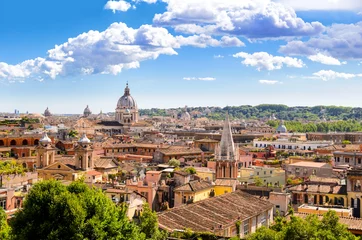 Deurstickers Rome en de Sint-Pietersbasiliek © Sergey Peterman