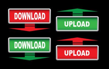 Download and upload buttons