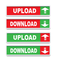 Download and upload buttons