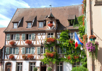 Maisons à colombages à  Turckheim, Haut Rhin, Alsace